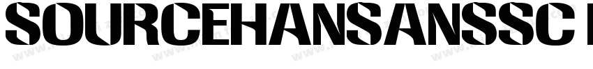sourcehansanssc regular zihun5hao w字体转换
